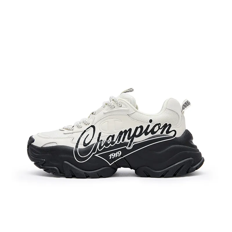 Champion Low Top Chunky Sneakers Women's Black White-0