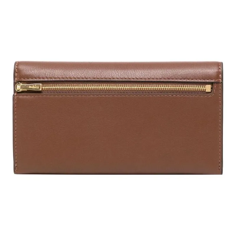 Mulberry Grained Leather Wallet Women's Brown-1