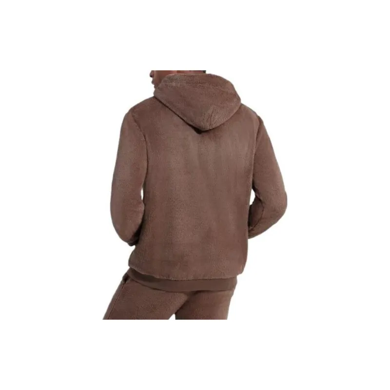 UGG Giles Fluff Hoodie Sweatshirt Men's Brown-1