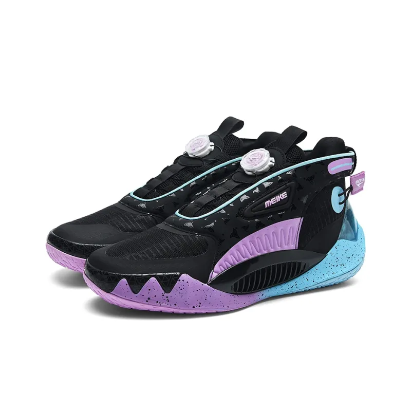 MEIKE Shark Tooth Cushioning, Slip Resistant, Abrasion Resistant, Lightweight Coverage High Top Basketball Shoes Unisex-8