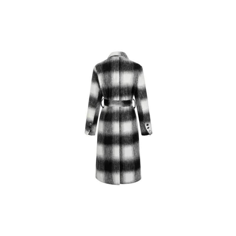 UPNANAWANG Coats Women's Black Long-1