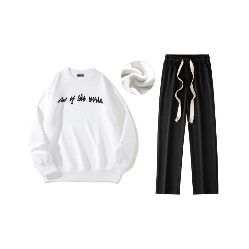 B.X Sweatshirt Sets Unisex-23