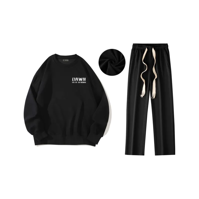B.X Sweatshirt Sets Unisex-22