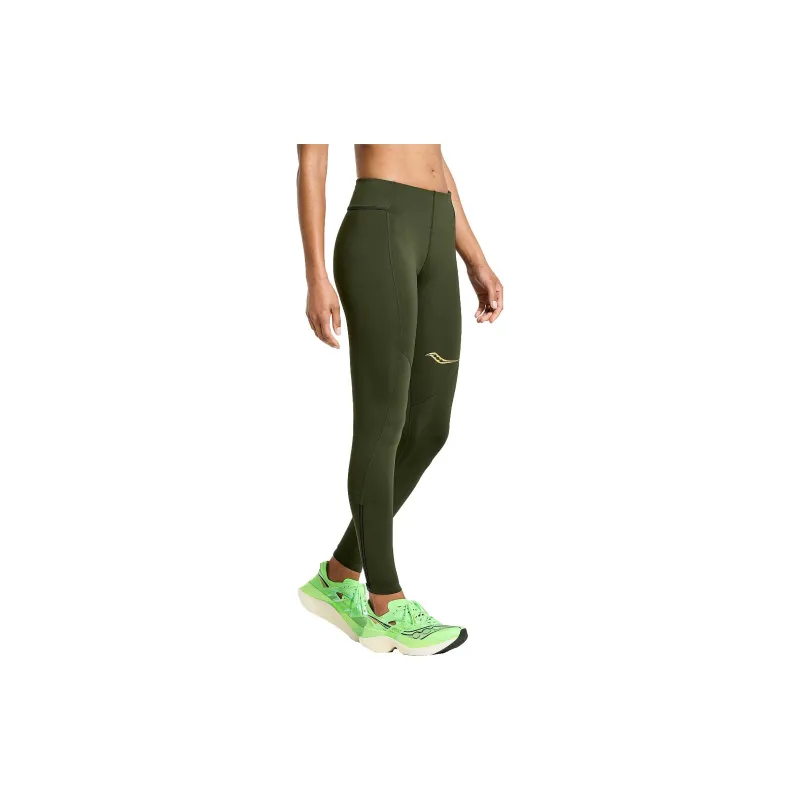 Saucony Elite Tight Casual Pants Women's Green-2