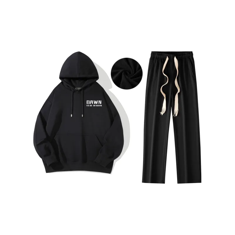 B.X Sweatshirt Sets Unisex-16