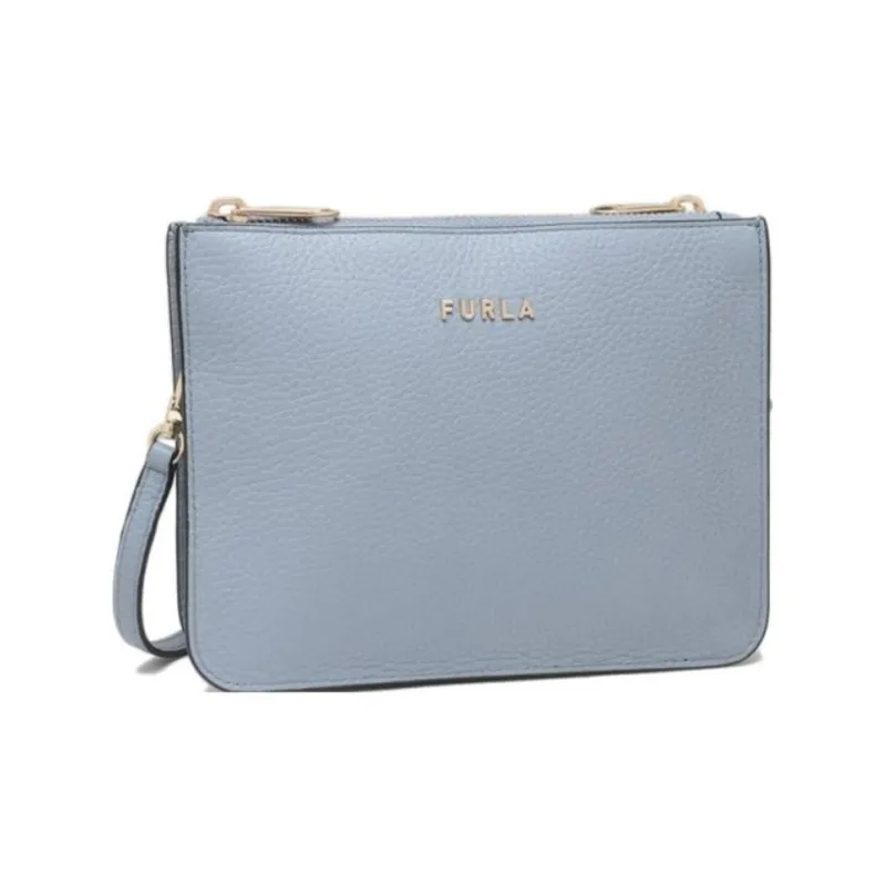 Furla Luna Leather Crossbody Bag Shoulder Bag Women's Blue-1