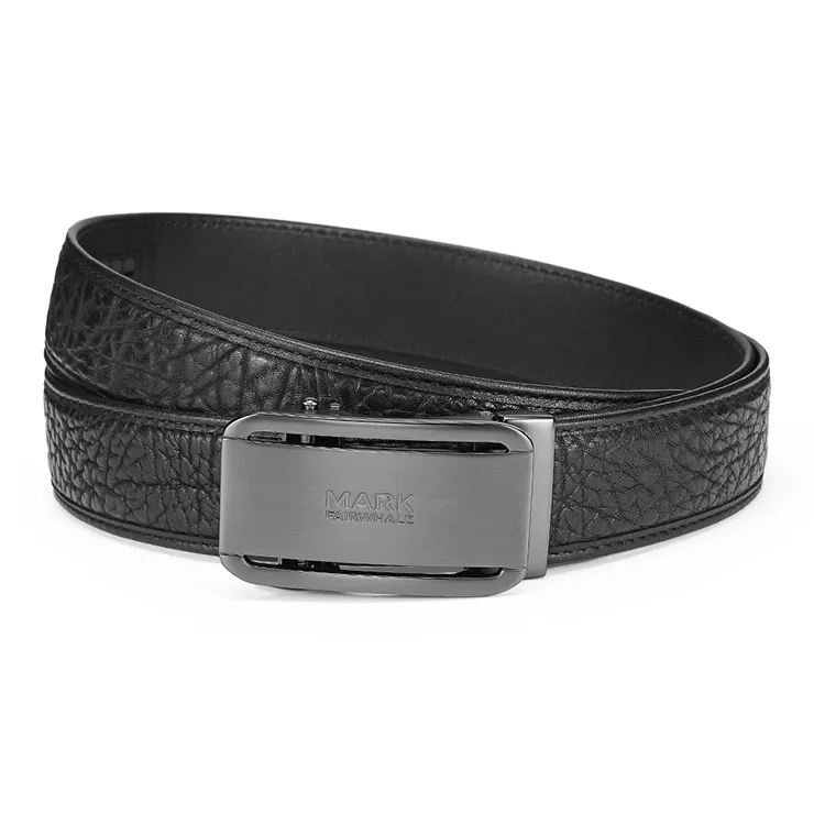 FAIRWHALE Bison Leather Belts Men's Width 3.5CM-4