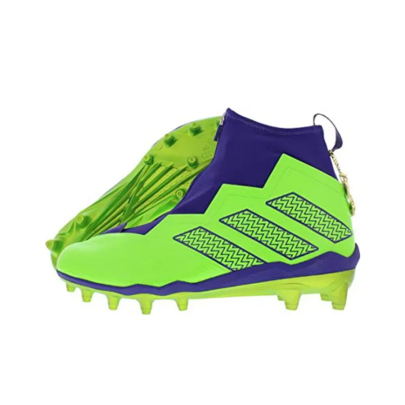 Adidas Originals FG Rubber Long Studs Durable Breathable High Top Soccer Shoes Men's Green-2