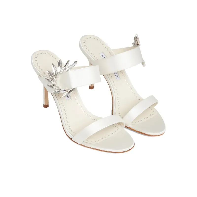 MANOLO BLAHNIK Maysale Suede Mules-2