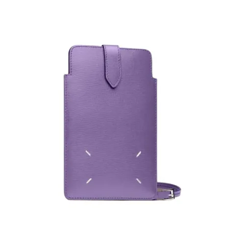 Maison Margiela Calfskin Shoulder Bag Crossbody Bag Cell Phone Pouch Women's Purple