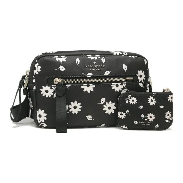 Kate Spade Chelsea Nylon Camera Bags Shoulder Bags Unisex Black Multicolor-1