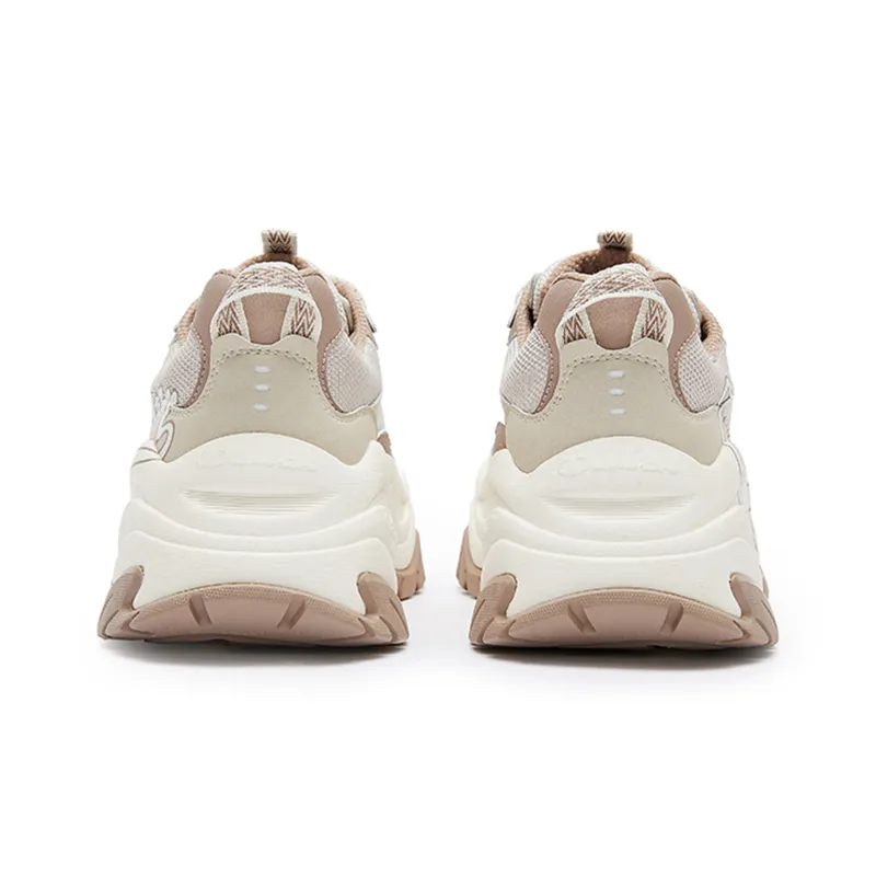 Champion Low Top Chunky Sneakers Women's Khaki-3