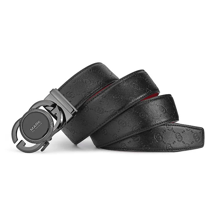FAIRWHALE Cow Leather Belts Men's Width 3.5CM-12