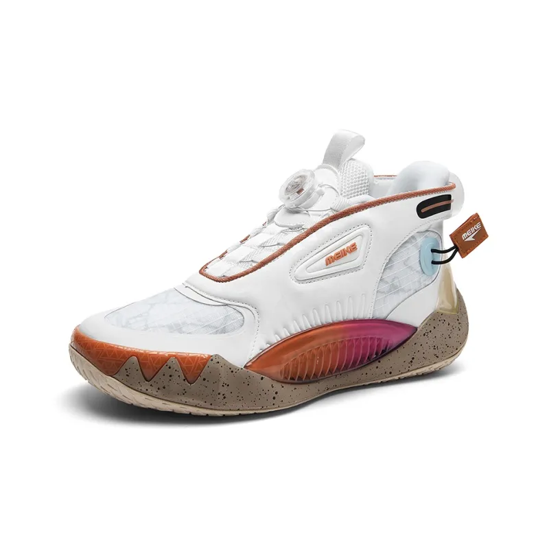 MEIKE Shark Tooth Cushioning, Slip Resistant, Abrasion Resistant, Lightweight Coverage High Top Basketball Shoes Unisex-1
