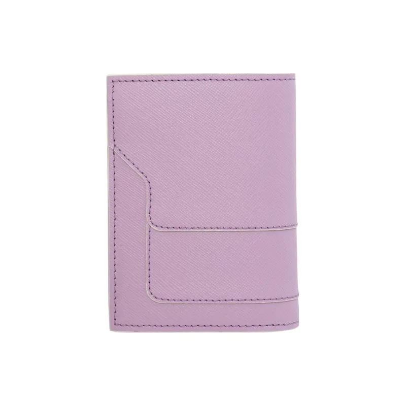 MARNI Calfskin Wallet Women's Violet-2