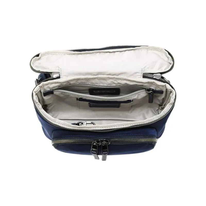 TUMI Nylon Sling Bags One Shoulder Crossbody Fanny Pack Women's Marine Blue-3