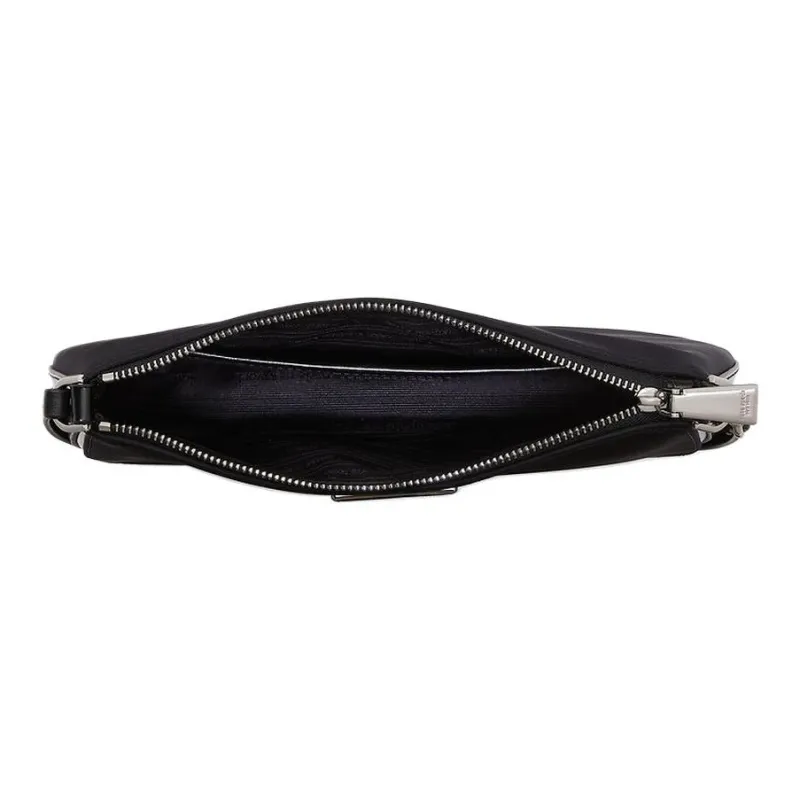 Kate Spade Sam Spazzolato Leather One Shoulder Handbags Mini Women's Black-3