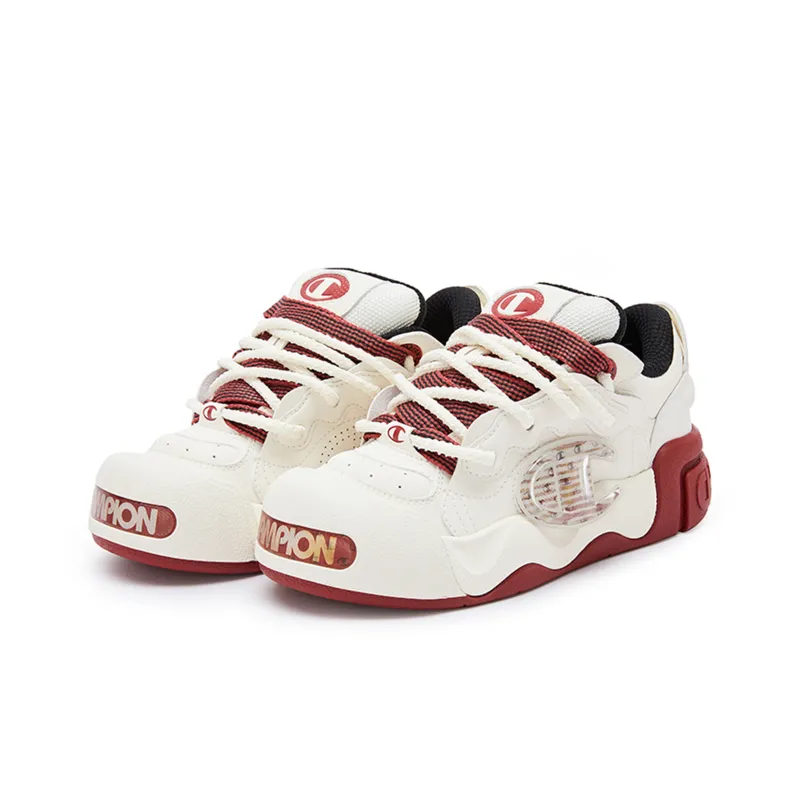 Champion AutoSkate V1 Low-Top Skateboard Shoes Men's Red-2