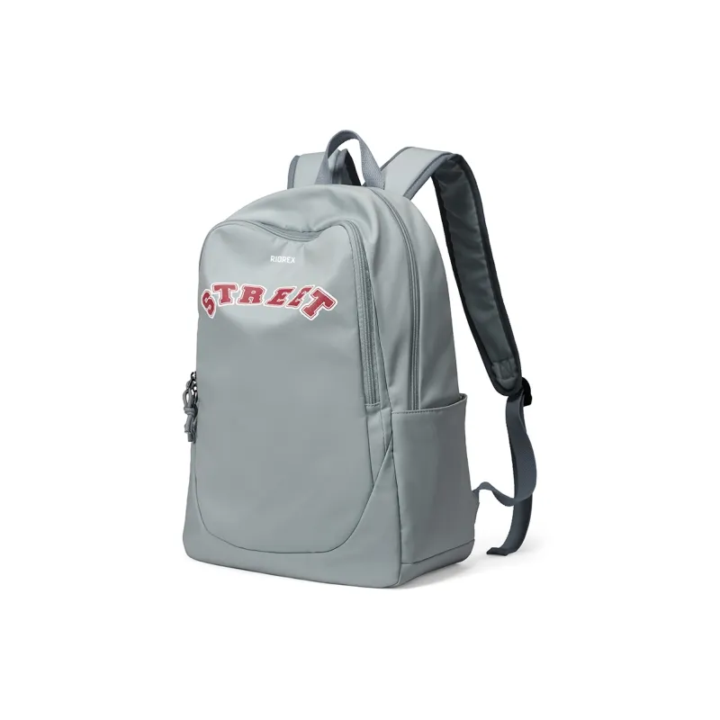 RIOREX Fabric Backpack Laptop Bags Unisex Black/Blue/Red-47
