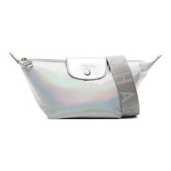 LONGCHAMP Le Pliage Collection Crossbody Bags Silver
