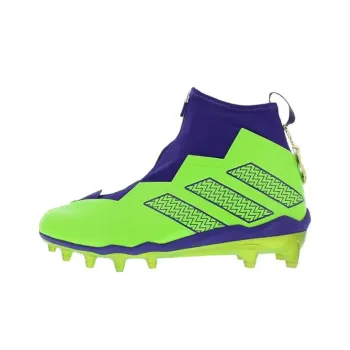 Adidas Originals FG Rubber Long Studs Durable Breathable High Top Soccer Shoes Men's Green
