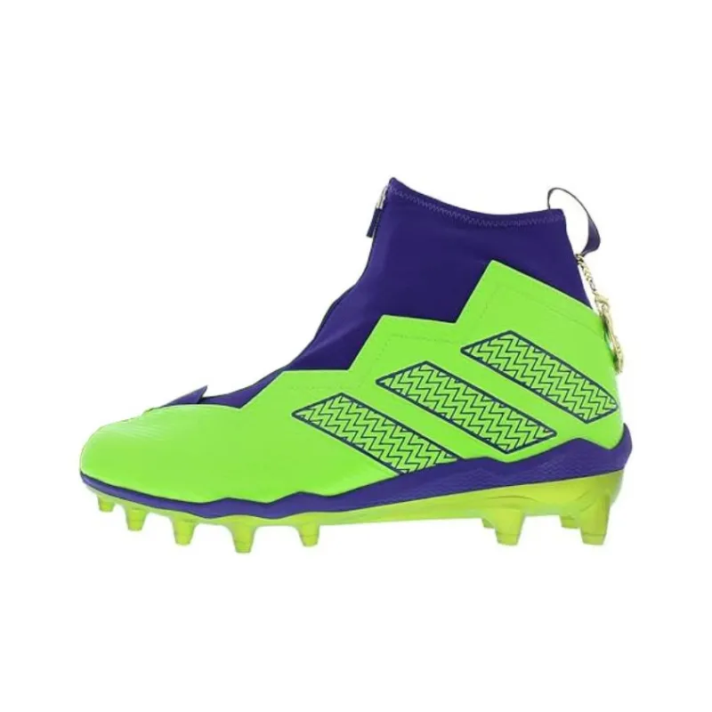 Adidas Originals FG Rubber Long Studs Durable Breathable High Top Soccer Shoes Men's Green-0