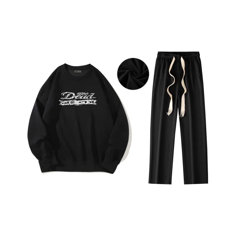 B.X Sweatshirt Sets Unisex-22