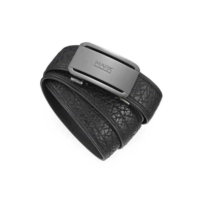 FAIRWHALE Bison Leather Belts Men's Width 3.5CM-3