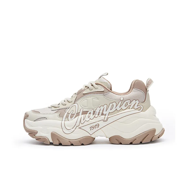 Champion Low Top Chunky Sneakers Women's Khaki-0
