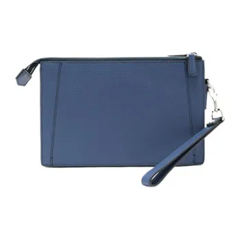 TUMI Cow Leather Wallet Men's Marine Blue