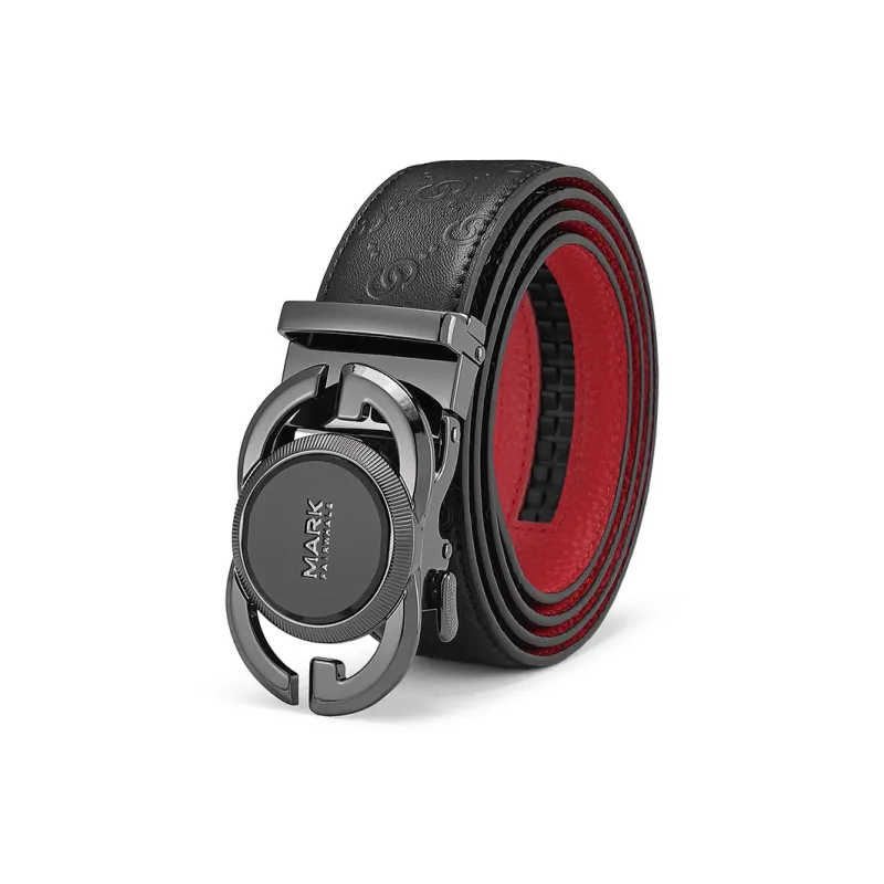 FAIRWHALE Cow Leather Belts Men's Width 3.5CM-11