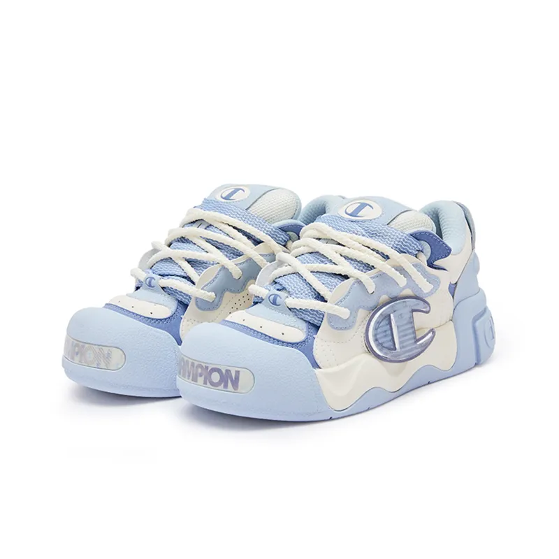 Champion AutoSkate V1 Low Top Skateboard Shoes Women's Light Blue-2