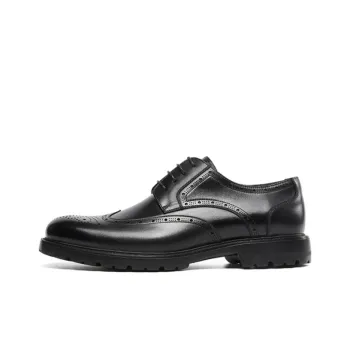 STEVE MADDEN Dress Shoes Men Low Top Black/Dark Coffee