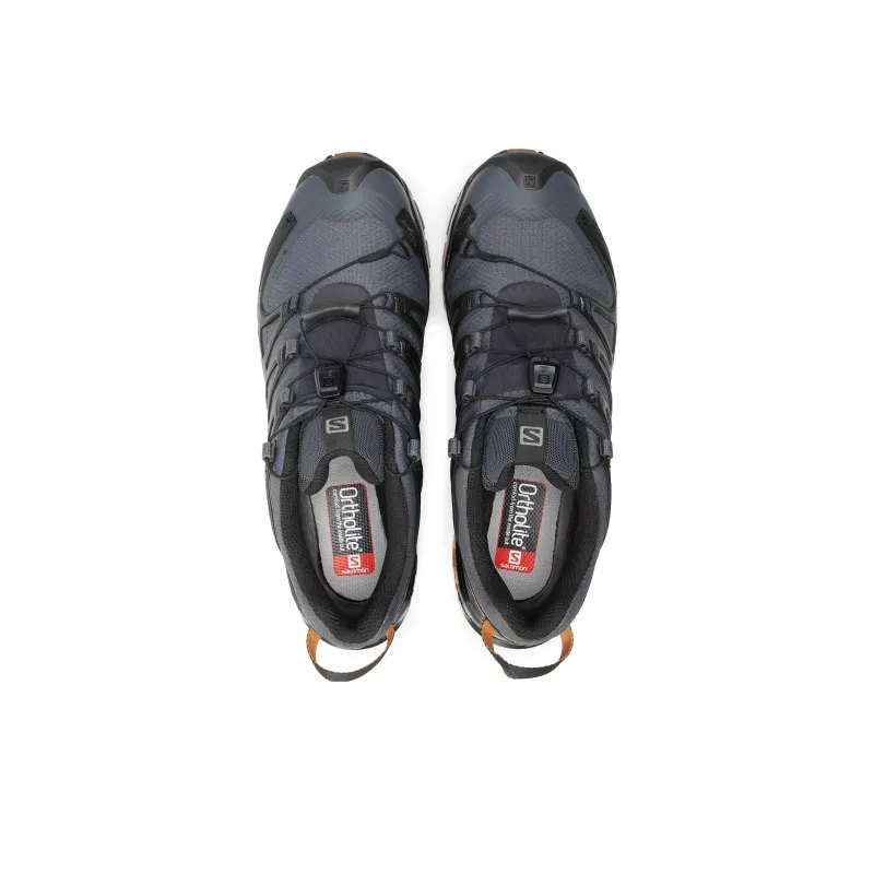 SALOMON XA Pro 3D V8 Abrasion Resistant Breathable Support Low Top Trail Running Shoes Men's Black Gray-2