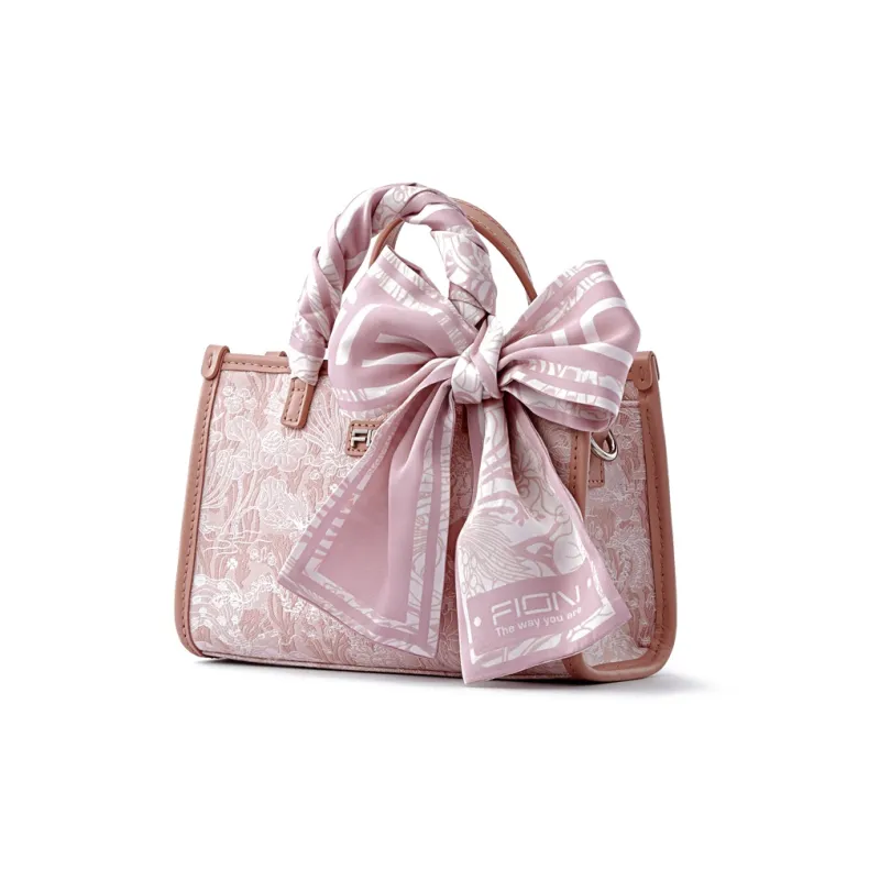 FION Fabric Classic Tote Bag, Shopping Bag, Crossbody Bag Women's Multicolor-11