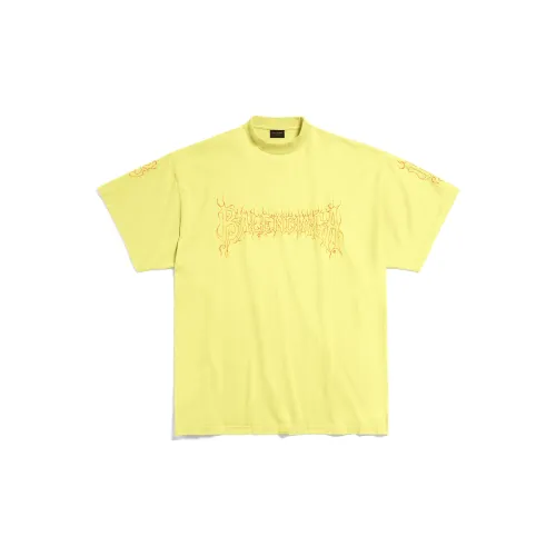 Balenciaga Oversized T Shirt 'Yellow/Red'
