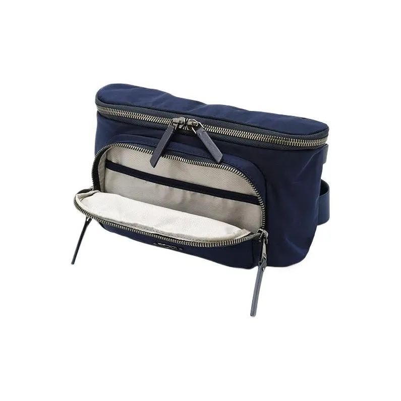 TUMI Nylon Sling Bags One Shoulder Crossbody Fanny Pack Women's Marine Blue-2