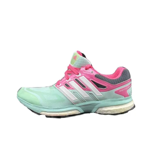 Adidas Response Boost Techfit Running Shoes Women's Low-Top Green