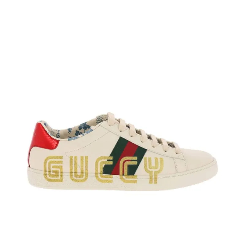 GUCCI Women's Ace Low 'Guccy Print' Women's-1