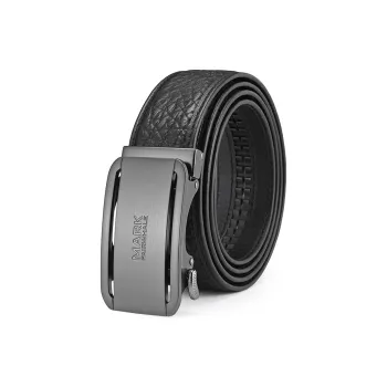 FAIRWHALE Bison Leather Belts Men's Width 3.5CM