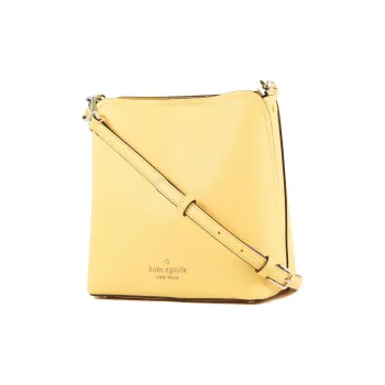 Kate Spade Leather Shoulder Bag Crossbody Bag Small Size Women's Dawn Yellow