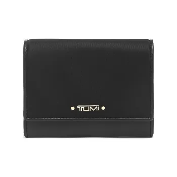 TUMI Nylon Credit Card Sleeve Card Holder Unisex Black