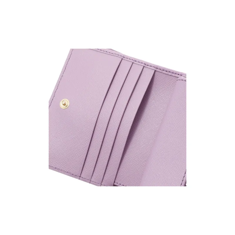 MARNI Calfskin Wallet Women's Violet-8