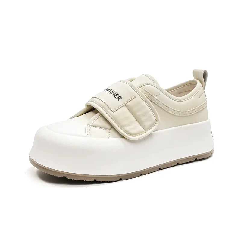 C°BANNER Hook-and-Loop Low-Top Casual Shoes Women's-41