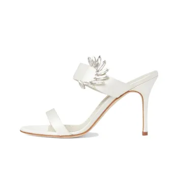 MANOLO BLAHNIK Maysale Suede Mules
