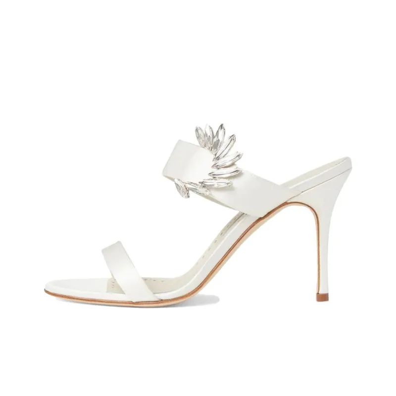 MANOLO BLAHNIK Maysale Suede Mules-0
