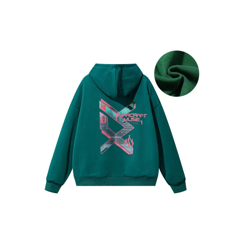 XINGJIZHE Loose Fit Hooded Coat Cardigan Sweatshirt Unisex-24
