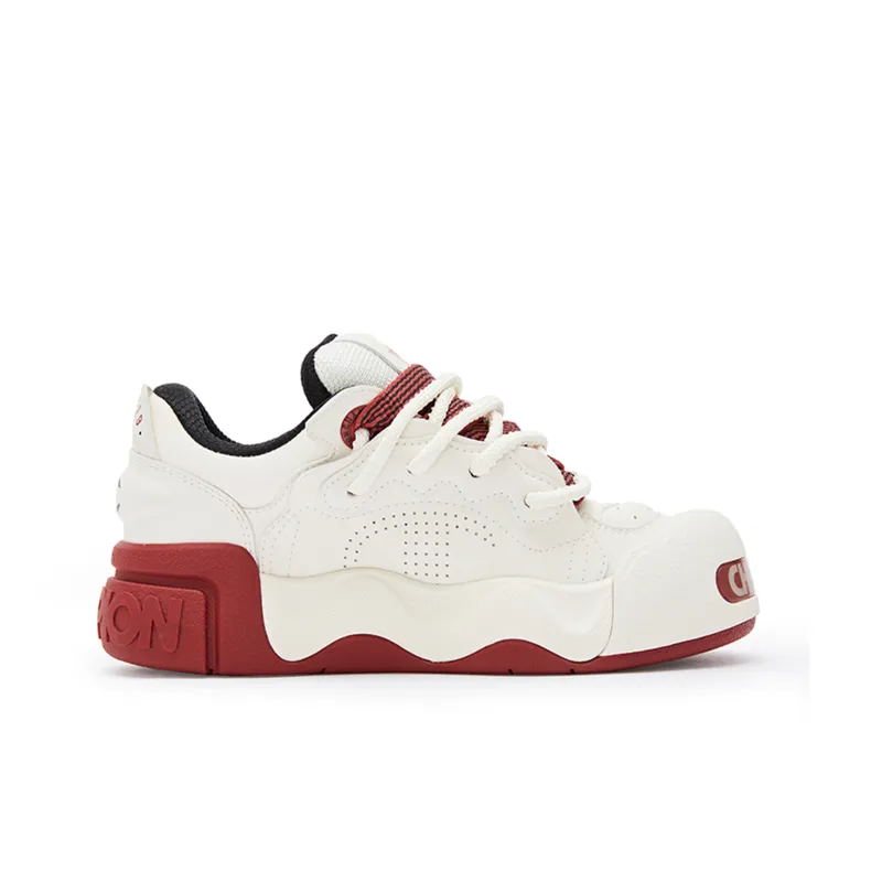 Champion AutoSkate V1 Low Top Skateboard Shoes Women's Red-1