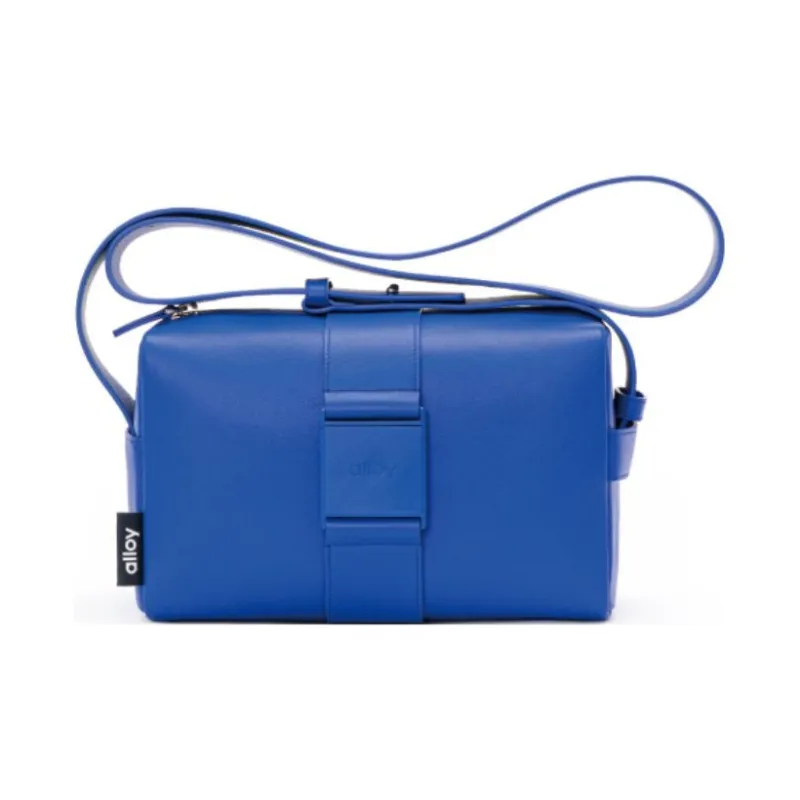 Alloy Top Grain Cow Leather Crossbody Bags Shoulder Bags Unisex Diamond Blue/Maroon/Black Yellow-0