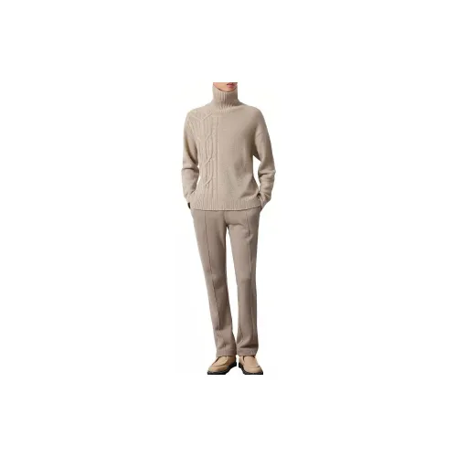 ERDOS Cashmere Sweaters Men Warm Sand